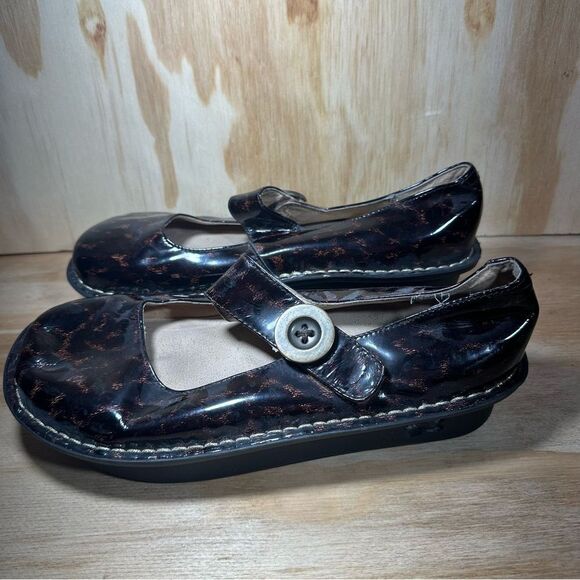 Alegria Animal Print Mary Jane Shoes Women’s Size 8 - Picture 1 of 8